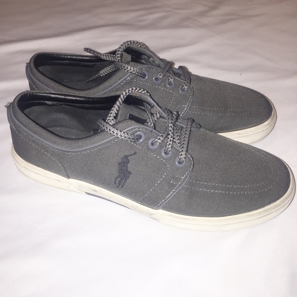 POLO RALPH LAUREN Faxon Low Mens Sneakers Gray